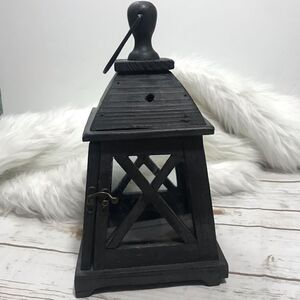 Lantern Watch Tower Candle Holder‎ Black